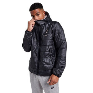 Nike TOTTENHAM WINTER JACKET NSW SYNTHETIC FILL FLEECE - BLACK/TAUPE HAZE Medium
